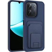 Acex Xiaomi Redmi 15C Uyumlu Kartlıklı Telefon Kılıfı – Deri Görünümlü, Kart Saklama Bölmeli, Kamera Korumalı, Darbeye Dayanıklı Tpu Arka Kapak