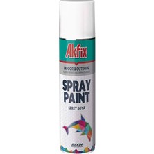 Akfix Sprey Boya Parlak Beyaz Ral 9010 400 ml
