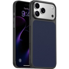 Acex iPhone 17 Pro Max Uyumlu Premium Deri Görünümlü Magsafe Kılıf Kamera Korumalı Darbeye Dayanıklı Sert Arka Kapak