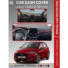 E-BİZ Ford Fiesta (2020+) Torpido Örtüsü Ön Göğüs Torpido Koruma Tam Uyum Çatlamayı Önler Kolay Montaj