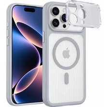 Acex iPhone 16 Pro Max Uyumlu Magsafe Manyetik Kılıf – Kamera Korumalı, Çizgili Dokulu, Darbelere ve Çizilmelere Karşı Dayanıklı, Şık Tasarım Telefon Kılıfı