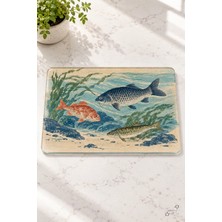 Balık Figürleri — 30 × 40 cm Tekli Cam Kesme ve Servis Tahtası