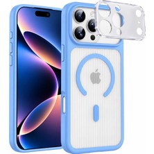 Acex iPhone 17 Pro Max Uyumlu Magsafe Manyetik Kılıf – Kamera Korumalı, Çizgili Dokulu, Darbelere ve Çizilmelere Karşı Dayanıklı, Şık Tasarım Telefon Kılıfı