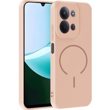 Acex Xiaomi Redmi 15C Uyumlu Magsafe Manyetik Şarj Destekli Kılıf – Kamera Korumalı, Darbeye Dayanıklı, Yumuşak Dokulu, Kaymaz Mat Silikon Tpu Telefon Kılıfı