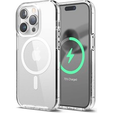 Acex iPhone 14 Pro Max Şeffaf Mika Kılıf Magsafe Uyumlu Sararmayan Ince Koruyucu Telefon Kılıfı