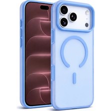 Acex iPhone 18 Pro /17 Pro Güçlü Manyetik Telefon Kılıfı Mag-Safe ile Uyumlu Askeri Düzey Düşme Koruması Güçlü Silikon Kenarlar Ince Yarı Saydam Mat Koruyucu Kılıf