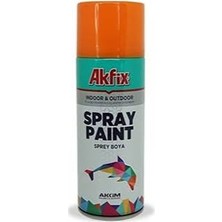 Akfix Sprey Boya Parlak Turuncu Ral 400 ml