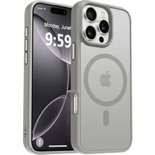 Acex iPhone 16 Güçlü Manyetik Telefon Kılıfı Mag-Safe ile Uyumlu Askeri Düzey Düşme Koruması Güçlü Silikon Kenarlar Ince Yarı Saydam Mat Koruyucu Kılıf