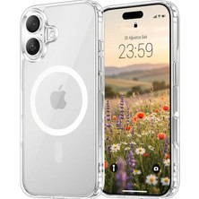 Acex iPhone 16 Şeffaf Magsafe Uyumlu Kılıf – Darbeye Dayanıklı Şeffaf Telefon Kılıfı – Kamera Koruyucu – Ince ve Şık Tasarım
