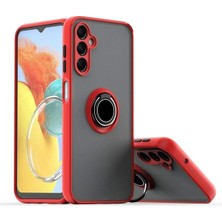 Acex Samsung Galaxy A17 Uyumlu Yüzüklü Standlı Kılıf – Mıknatıslı Manyetik Araç Tutucu Destekli, Kamera Korumalı, Darbeye Dayanıklı Mat Arka Kapak