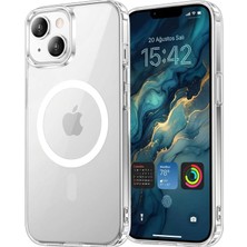 Acex iPhone 15 Plus Şeffaf Magsafe Uyumlu Kılıf – Darbeye Dayanıklı Şeffaf Telefon Kılıfı – Kamera Koruyucu – Ince ve Şık Tasarım