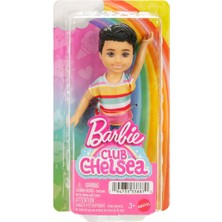 Barbie Aksesuarlı Chelsea Bebekler Esmer-Renkli Tişörtlü Erkek JJB36