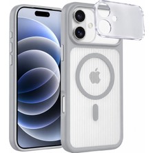 Acex iPhone 17 Uyumlu Magsafe Manyetik Kılıf – Kamera Korumalı, Çizgili Dokulu, Darbelere ve Çizilmelere Karşı Dayanıklı, Şık Tasarım Telefon Kılıfı