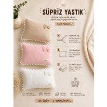 Elarque Süpriz Çanta 3lü Set Battaniye Yastık Çarşaf Bebek Bakım Seti