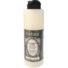 Cadence Renkli Ultimate Glaze Kalın Sır Vernik 250 ml YARIMAT Fırça İle Uygulanabilir Özellikte