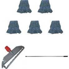 Elarque Geniş Yedek Islak Mop Paspas Takımı 5 Ad 25 cm 500 gr