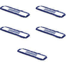 Elarque Orlon Yedek Nemli Palet Tablet Toz Toplama Statik Mop Mavi 100 cm 5 Adet