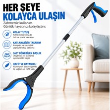 Elarque Çöp Toplama Kıskacı Uzanma Tutma Aparatı Yaşlı Engelli Kavrama Çubuğu