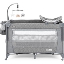 Kanz Momside Anne Yanı Park Yatak 70X110 Füme
