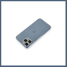 Bezos iPhone 11 Pro Max Uyumlu Metal Kamera Lens Koruma Cam - Açık Yeşil BZS10