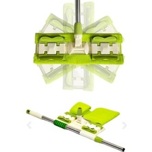 Elarque Teleskobik Multi Fonksiyonel Ayarlanır Mikrofiber Mop Paspas Ev Bakım