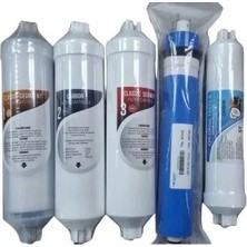 Ropurewater Gökay Su Arıtma Eco Inline Çubuklu Filtre Seti 5'li Cihazlara Uygun