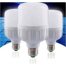 3 Adet 40 Watt Torch Ampul Büyük Boy Beyaz Işık Smd LED Tasarruflu E27 Normal Duy 230MM*135MM 40 Watt Torch