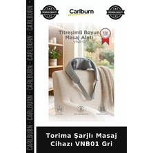 Carlburn Premium Torima Şarjlı Masaj Cihazı VNB01 Gri Ev Masajı Rahatlama Elektronik