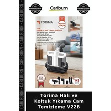 Carlburn Özel Üretim Torima Halı ve Koltuk Yıkama Cam Temizleme V22B Beyaz Alet Oda Aleti Pratik Cihaz