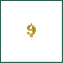 Vintessy Vıntessy 9 Rakam Mum Gold Renk BZS01