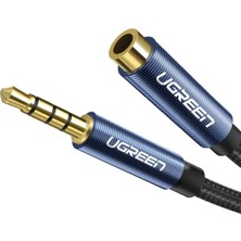 UGREEN 3.5 mm Jack Ses Aux Örgülü Uzatma Kablosu 2 Metre, 40675