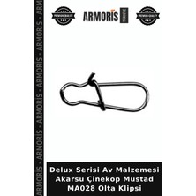 Armoris Delux Serisi Av Malzemesi Akarsu Çinekop Mustad MA028 Olta Klipsi