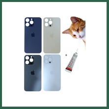 Vintessy Vıntessy iPhone 14 Pro Max Uyumlu Arka Batarya Pil Kapağı Derin Mo BZS01