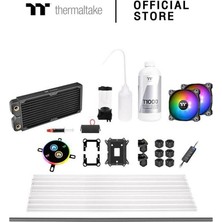 Thermaltake Pacific C240 Ddc Argb 2X120MM Fanlı, Hard Tube, Custom Sıvı Soğutma Kiti (Am4, LGA2066)