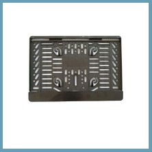 Bezos Çıtalı Kare Plastik Plakalık Motosiklet Plaka Altlığı 25X16CM MBT06