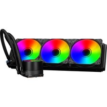 Powerboost Deep 360 Argb Fanlı 360MM (LGA1700/AM4/AM5) Uyumlu Sıvı Soğutma Sistemi (Siyah)