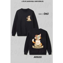 Zoka Wear Warrior Cats I Am Beautiful Brightheart Ön Arka Baskılı Bisiklet Yaka Sweatshirt