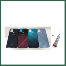Vintessy Vıntessy Infinix Hot 10 Arka Batarya Pil Kapağı Kırmızı (B BZS01
