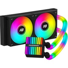 Powerboost Legend 240B Argb Fanlı 240MM (LGA1700/AM4/AM5) Uyumlu Sıvı Soğutma Sistemi (Siyah)