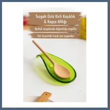 Bezos Akrilik Yeşil Tezgah Üstü Kirli Kaşıklık & Kepçe Altlığı BZS10