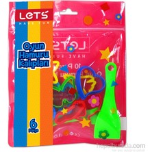 Let's Lets L8418 Oyun Hamuru Kalıbı 6 Parça Eğlenceli Aktivite ve Yaratıcı Oyun Seti