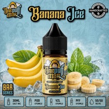 Premium Banana Ice 30ML / 35MG Salt Aroma – Muz ve Buz Aromalı