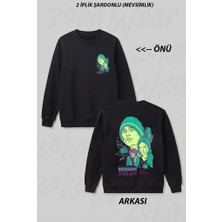 Zoka Wear Requiem For A Dream Ön Arka Baskılı Bisiklet Yaka Sweatshirt
