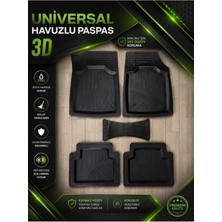 Citroen C3 2017+ Universal Havuzlu Paspas Takımı Premium
