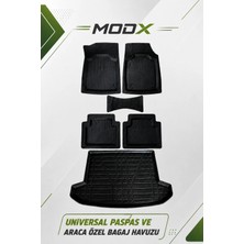 Skoda Octavia 2005-2012 Hb Araca Özel Bagaj Havuzu + Universal Havuzlu Paspas Takımı 3D