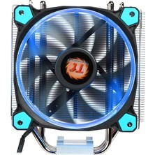 Thermaltake Riing Silent 12CM Mavi LED Fan, Ultra Sessiz (Lnc Ile), Intel/amd Uyumlu Işlemci Soğutcu