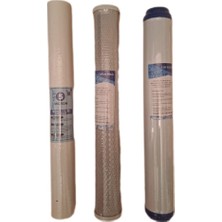 Ropurewater Kafeler Için 20" RO300 Endüstriyel Su Arıtma Cihazı Için Filtre 3 Lü Set