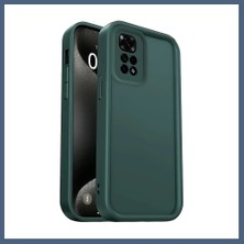 Bezos Redmi 10 2022 Uyumlu Kılıf Viera Silikon - Koyu Yeşil BZS10