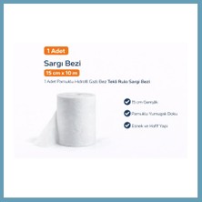 Bezos Sargı Bezi 15 cm x 10 M 1 Adet Pamuklu Hidrofil Gazlı Bez Tekli Rulo Sargı Bezi MBT06