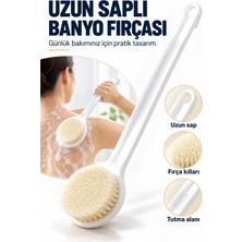 Mucit Home Banyo Fırçası Uzun Saplı Banyo Fırçası Banyo Fırçası Yumuşak Kıllı 1 Adet